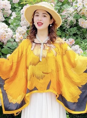 多功能防晒披肩女配裙子2026新款