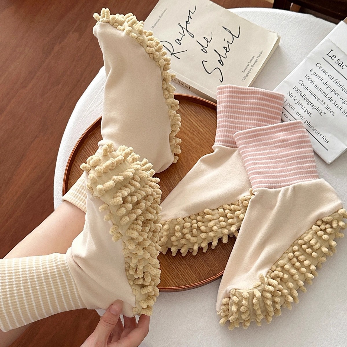 懒人擦地拖地袜子暑假居家清洁