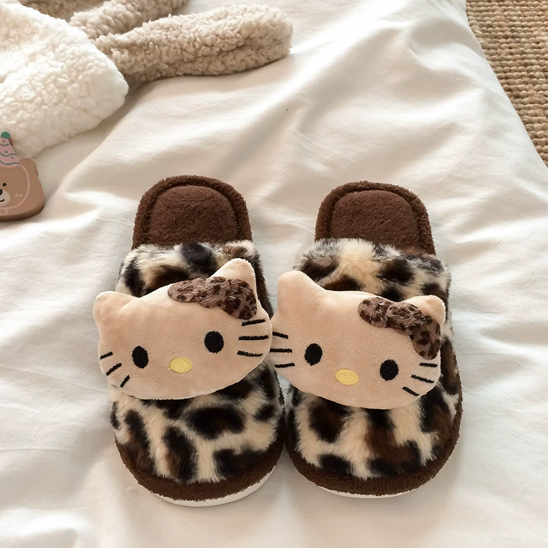 2025新款哈喽kt棉拖鞋女款秋冬季