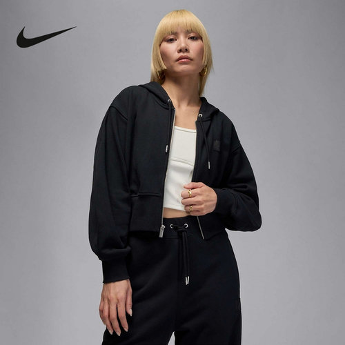 耐克（NIKE）|新品2025秋女针织夹克 IB9864-010