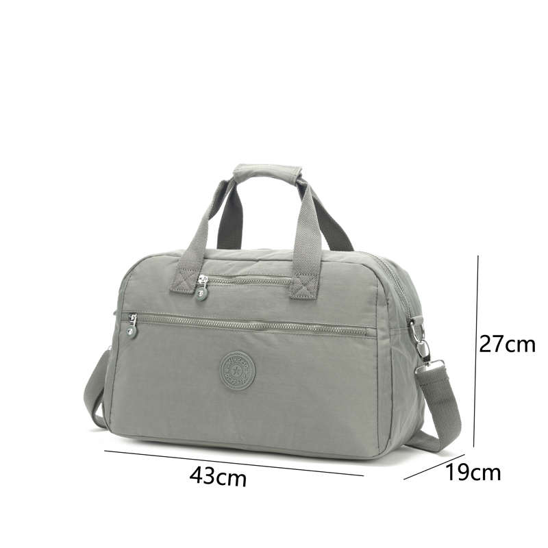 Mindesa旅行包行李袋插拉杆箱健身包百搭尼龙轻便防泼水简约男