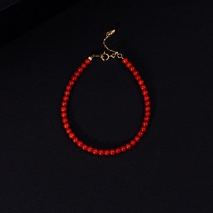 【大章鱼专属】红珊瑚手链时尚百搭气质3-4mm（多样性发货）