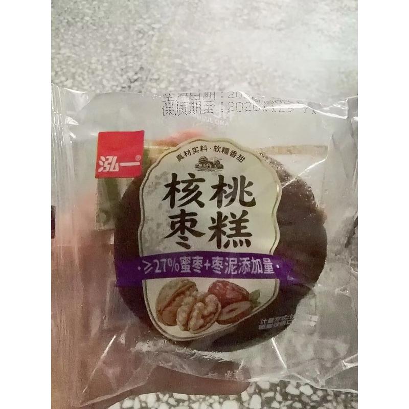 日期新泓一核桃枣糕红枣蛋糕早餐营养代餐糕点饱腹休闲食品零食