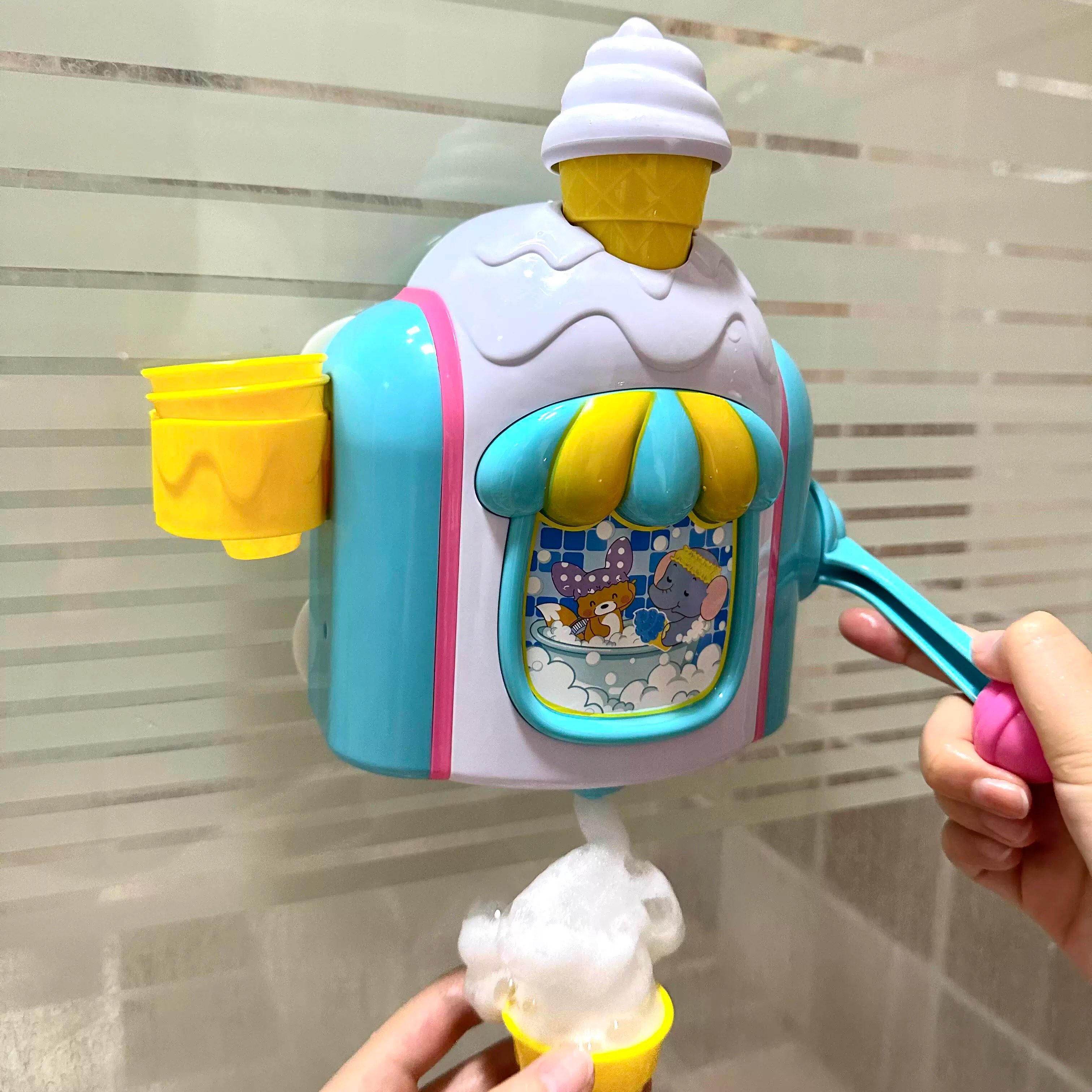 冰淇淋泡泡机洗手液按压起泡机仿真冰淇淋泡泡制造机洗澡互动玩具,玩具/童车/益智/积木/模型,泡泡机/吹泡泡类玩具,淘宝优惠券,粉丝福利购,淘宝优惠卷