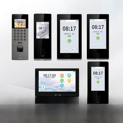 ZKTeco熵基 zFace1100/1200/1300/1701/1702可视对讲考勤门禁机