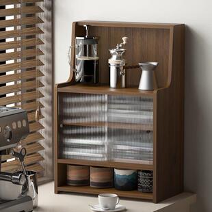 蔻洛希家用防尘杯子收纳柜茶具水杯置物架多层桌面收纳盒餐具储物