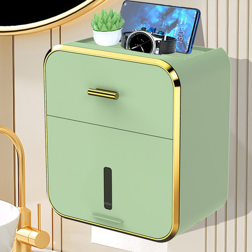 纸巾盒瑜品佳双层免打孔