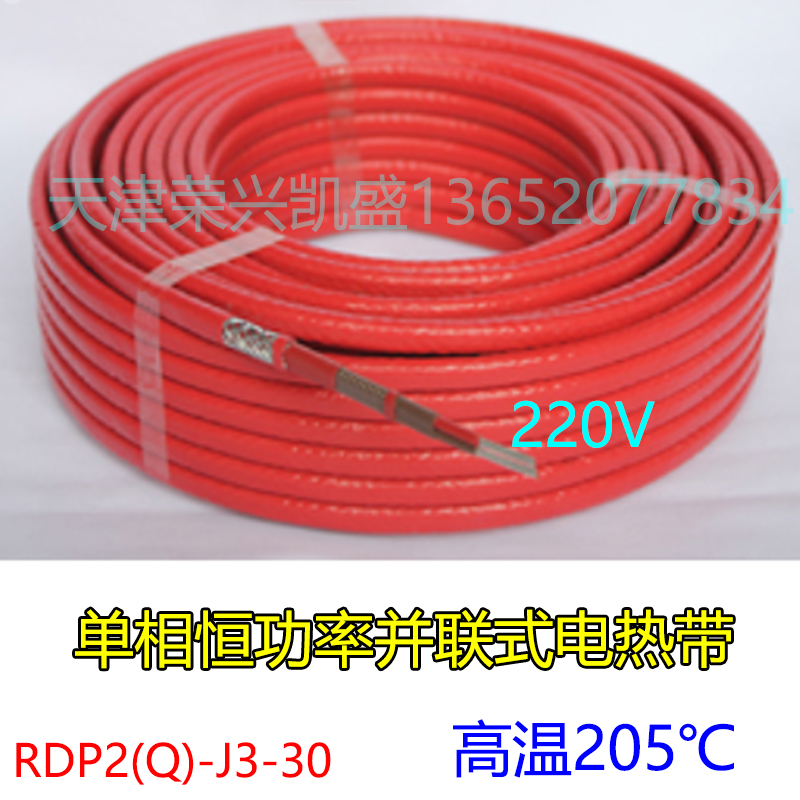 RDP2(Q)-J3-30单相220V恒功率电加热带防爆防腐耐高温205伴热带