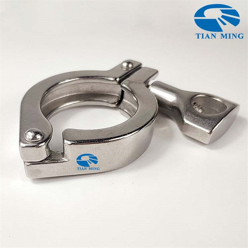 304对叠快装卡箍轻型中型重型管夹快速接头抱箍管箍加厚卡盘卫生