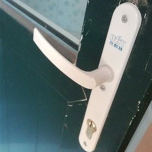 塑钢门锁8525老式平开门执手锁把手锁插芯塑钢阳台门锁房门锁具