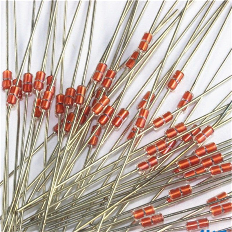 NTC 热敏电阻 100K MF58 1% 3950k 玻璃封装 负温DO-35 可直拍