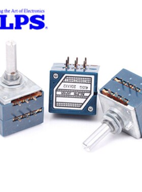 进口原装ALPS RK27型双联音量电位器A10K A20K A50K A100K A250K