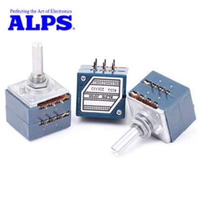 进口原装ALPS RK27型双联音量电位器A10K A20K A50K A100K A250K