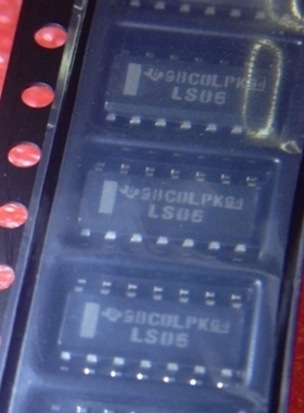 SN74LS06DR 德洲TI 进口原装 SOP-14 反相缓冲器/驱动器