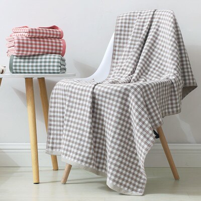 纱布浴巾情侣款一对2025新款棉网红款高端大人日式两件套厚实吸水