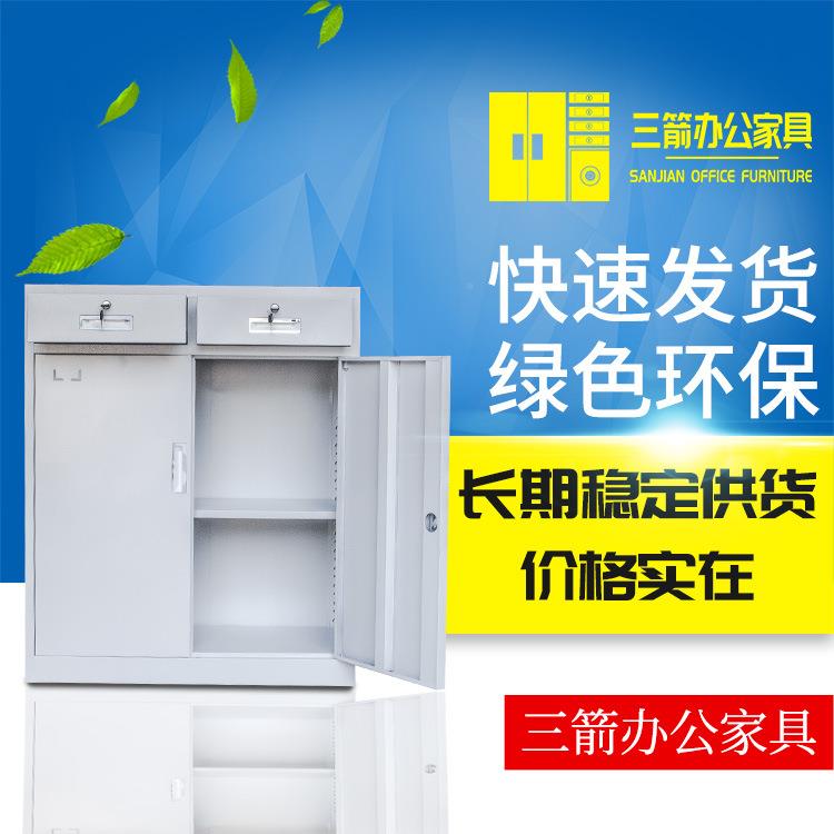 定制不档锈钢文加案件柜学校办公室案柜厚储物柜定制文件铁皮凭证