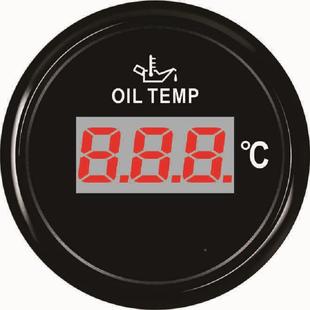 汽车轮船游表艇 mm温数显油温表油度机改装 V通用仪表