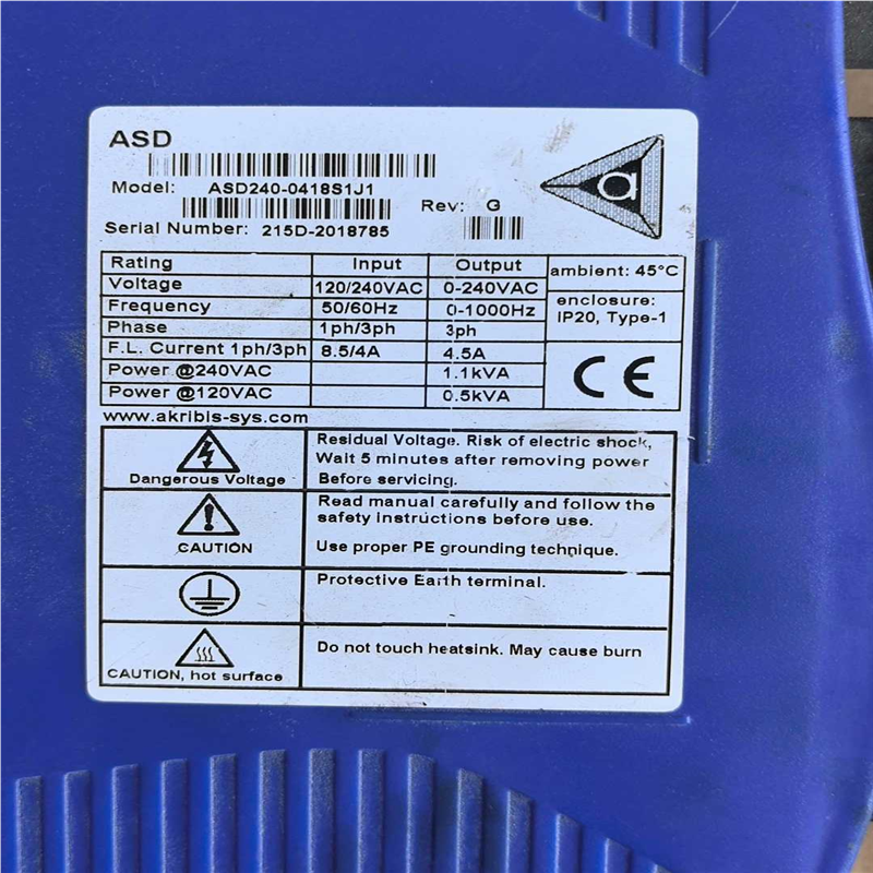 【汇生】AKRIBIS 雅科贝斯 ASD240-0418S1J1 驱【议价】