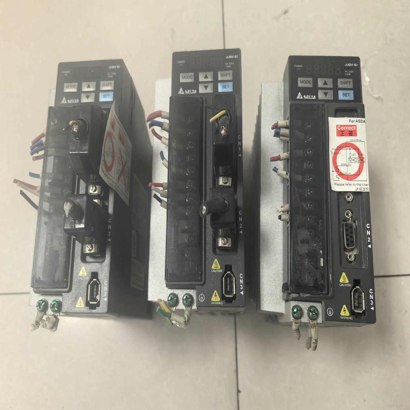 台达ASD-B2-0721-B驱动器，功能正常，能用的上（卡套电子）