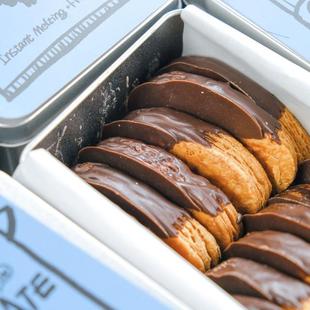 宿咕的铁皮盒海盐生巧酥片