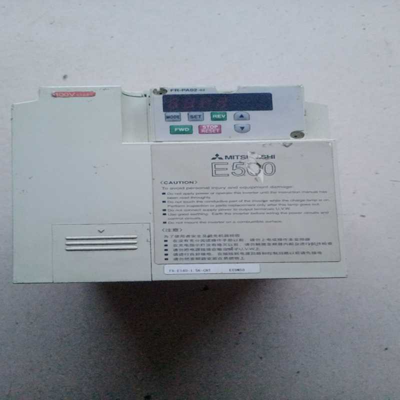 三菱变频器FR-E540-1.5K-CH拆机一台实物拍摄功能【鑫鑫商铺】