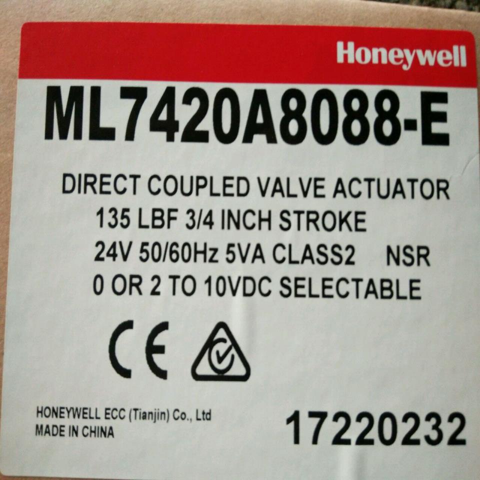 (询价)霍尼韦尔honeywell电动执行器ml7420a8088-
