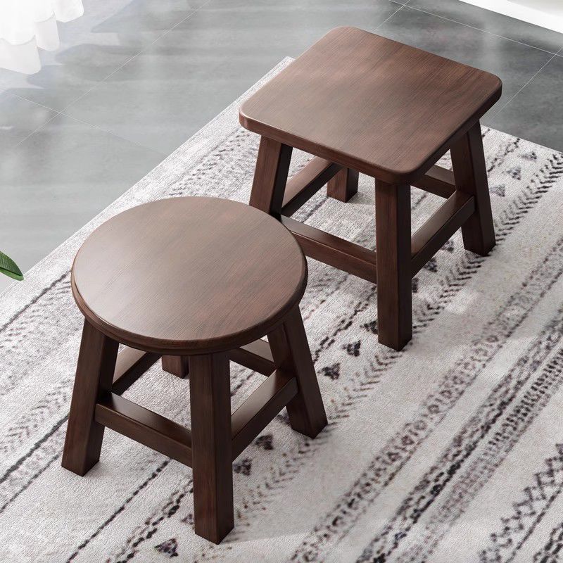 实木小凳子家用老式小木凳方凳矮凳圆凳客厅简约换鞋凳结实小板凳