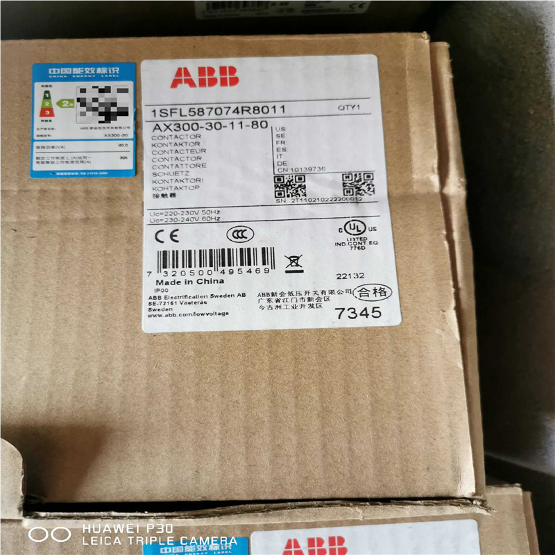 ABB交流接触器AX300-30-11-80  220V 1~议价