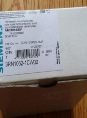 全新原装正品 3RN1062-1CW00 电机保护继电器询价