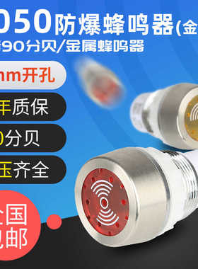 BD8050防爆闪光蜂鸣器防爆声光金属报警灯ac220V380v24v红黄色
