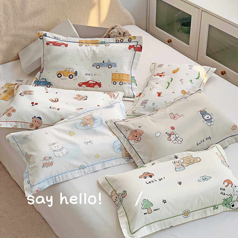 儿童枕头纯棉宝宝2-3-6岁幼儿园30×50全棉枕芯学生单人护颈低枕