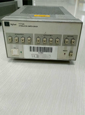 议~安捷伦Agilent11713A衰减器开关控制器，实物拍