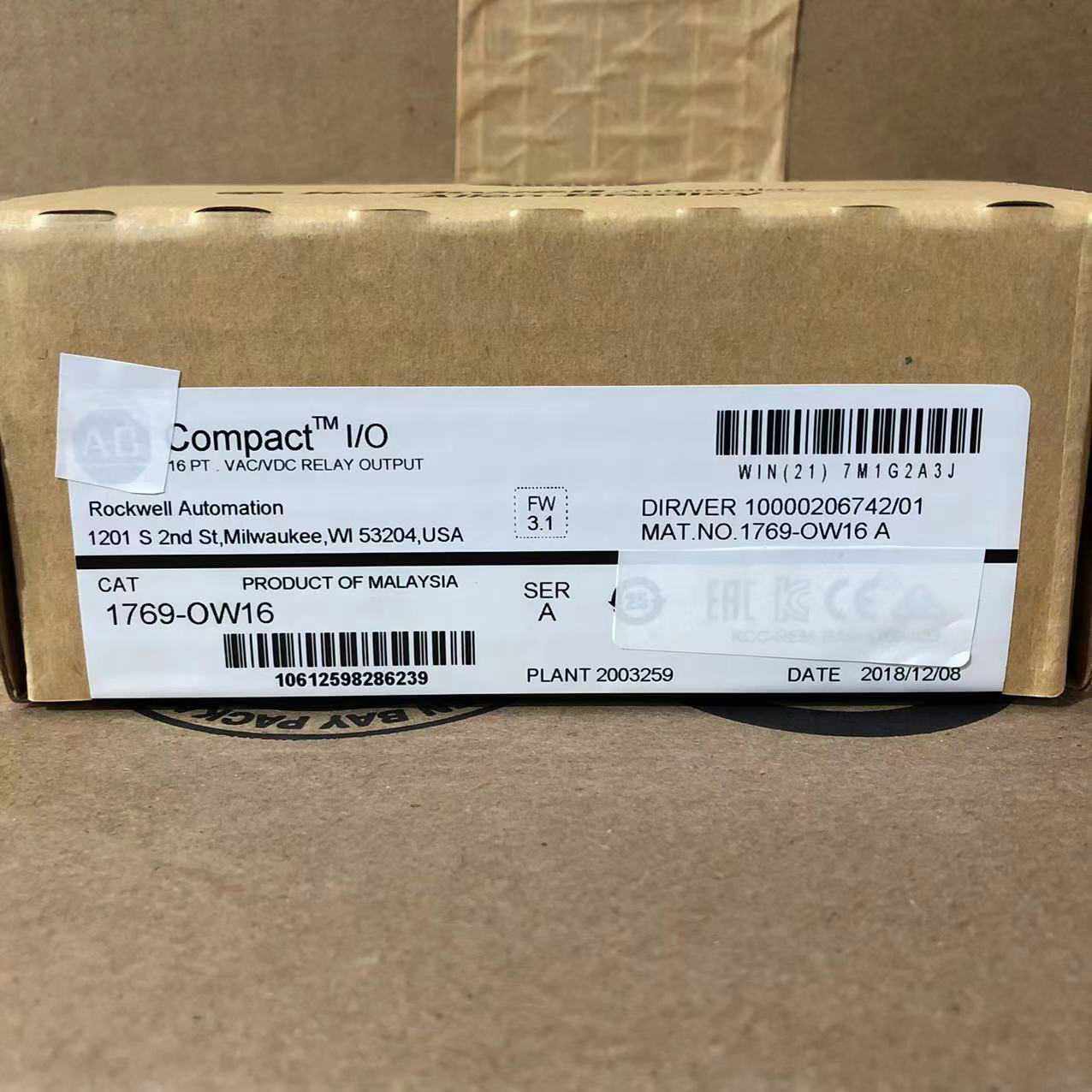 1769-OW16 原装美国AB罗克韦尔PLC模块质保一年CompactLogix系列~,3C数码配件,其它配件,淘宝优惠券,粉丝福利购,淘宝优惠卷