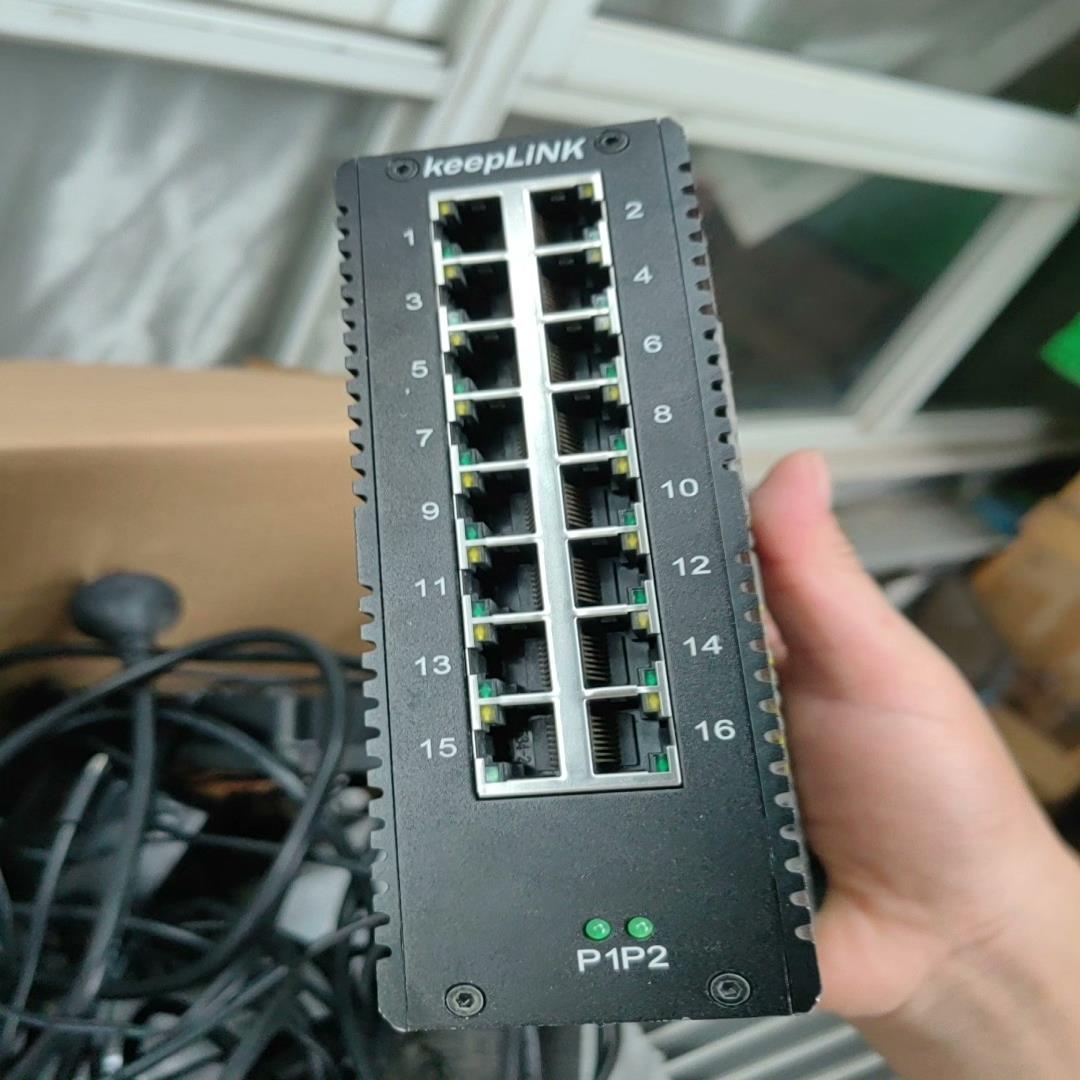 （仔仔配件）Keeplink kp9000-75-16gt工业交换机