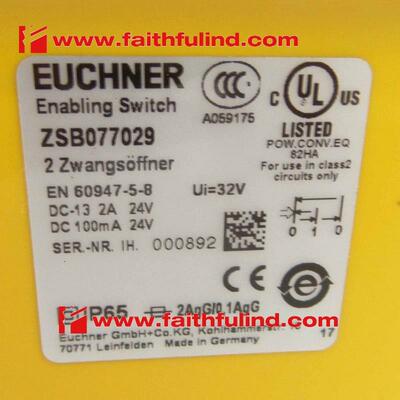 Euchner 077029 安士能全新安全模块 ZSB77029议价