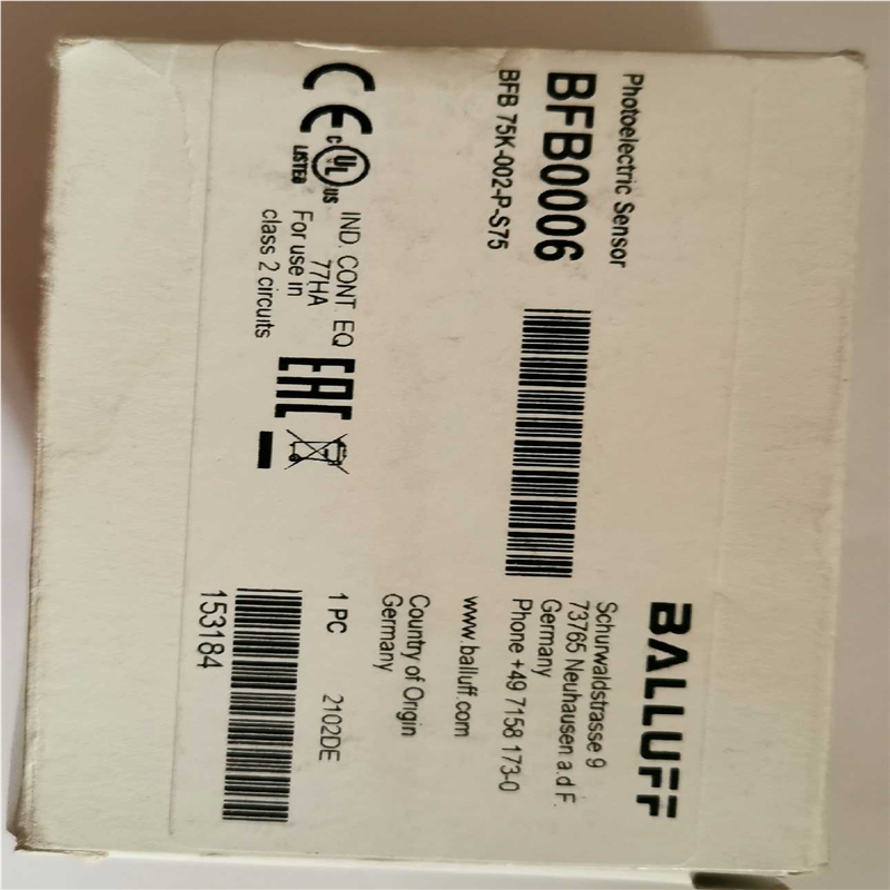 【汇生 】巴鲁夫BFB0006型号BFB75K-002-P-S75光纤【议价】