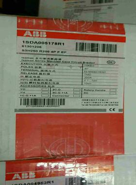 S3H250R200 4P FEF空开ABB未议价