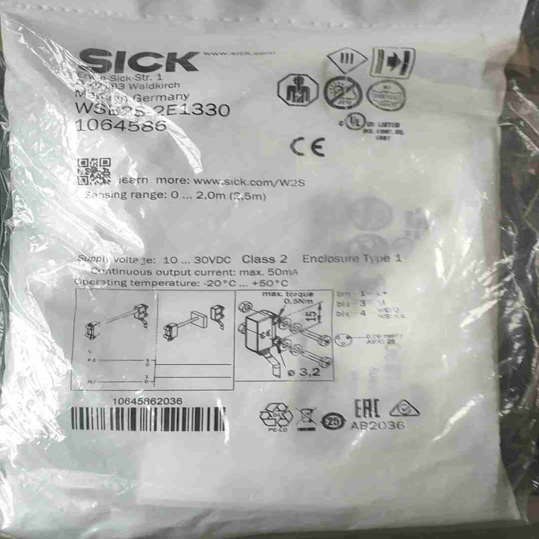 原装SICK传感器WSE2S-2E1330货号1064586议价