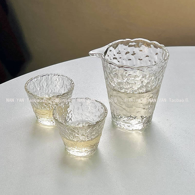 创意好看的手冲咖啡分享壶套装日式锤纹茶杯复古冷萃咖啡杯壶容器
