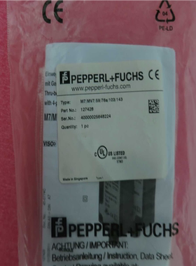 全新原装进口P+F倍加福 M7MV75976a103143  127428 现货