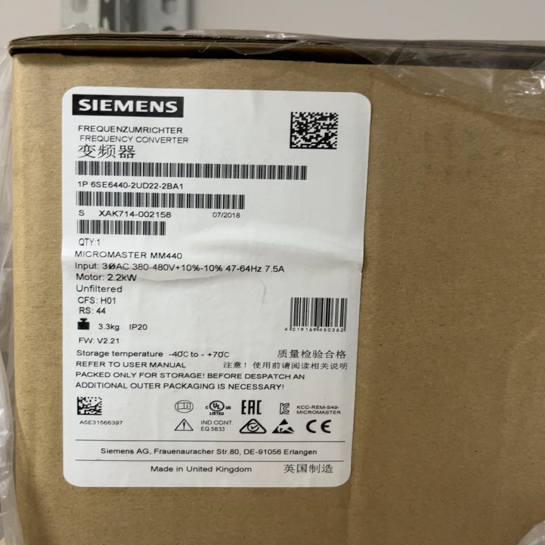 6SE6440-2UD22-2BA1全新原装未拆封正品现货~议价