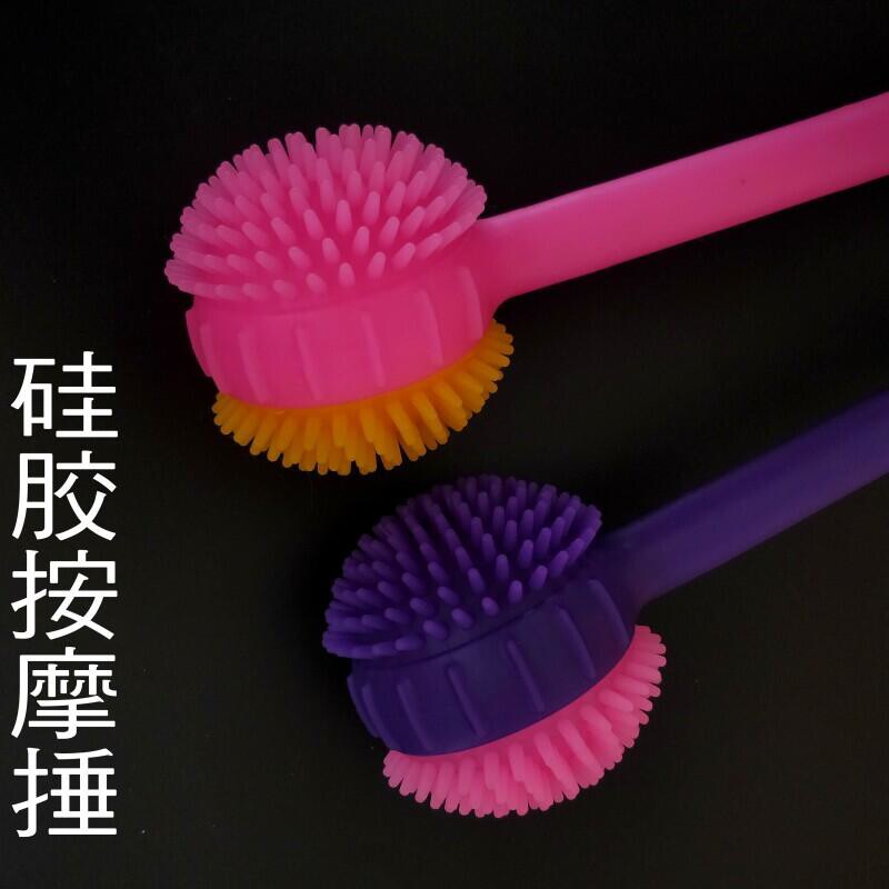 按摩锤子颈椎腿部肩养生经络拍打器硅胶棒敲打锤保健身捶背小神器
