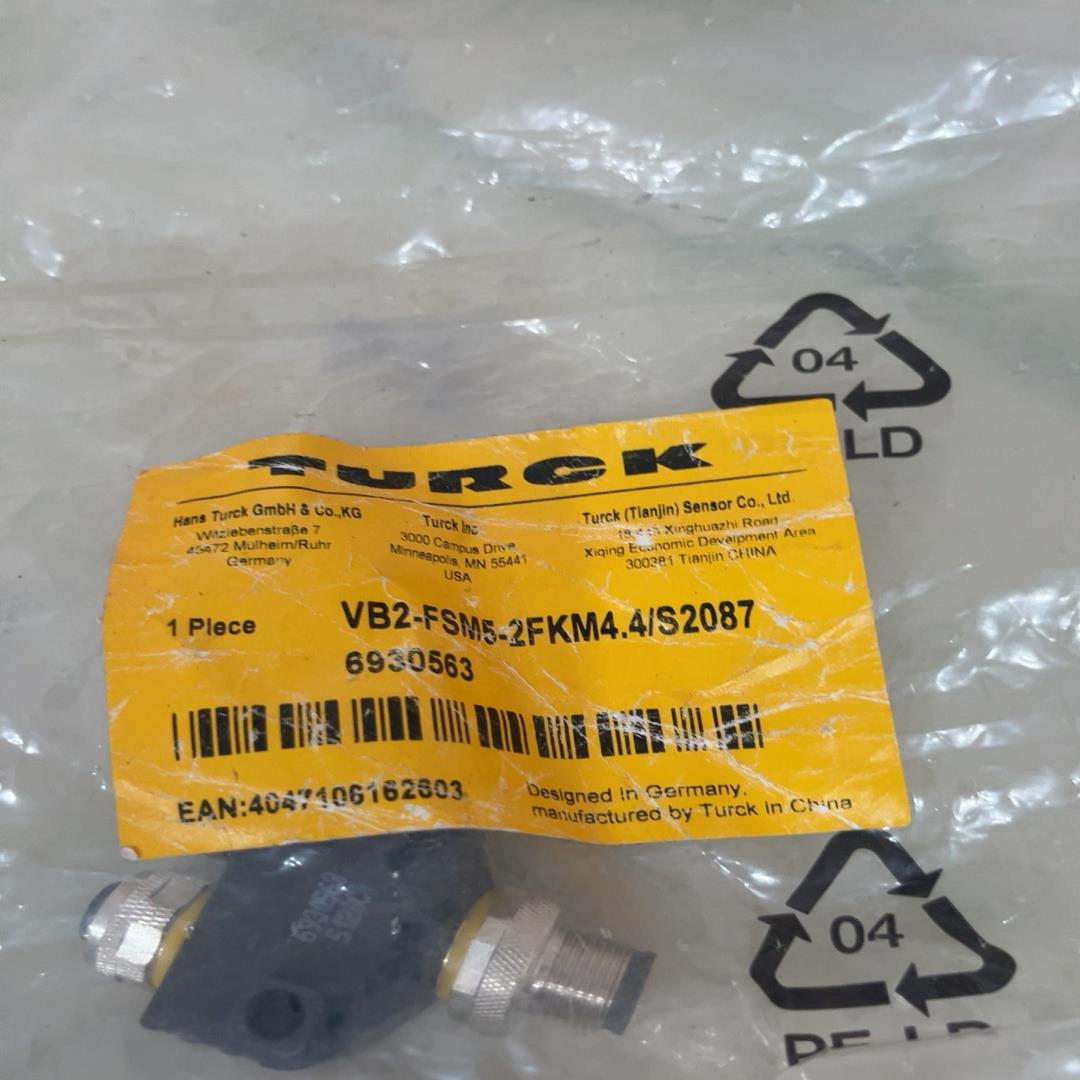 图尔克图尔克TURCK传感器三通VB2-FSM5-2FKM4议价