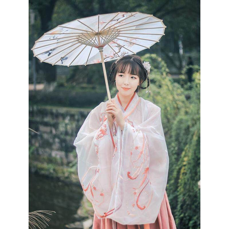 汉服雨伞儿童汉服的雨伞古风迷你小伞晴雨伞油纸伞舞蹈伞复古江南