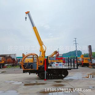 伸矿缩支腿带随车吊光伏山工程吊ILG履装 带车履全地形运行稳定