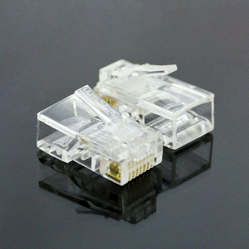 T0P-LINKE镀金8芯HTL-EH60161监控网络线AT6a千C兆六类RJ45非屏蔽