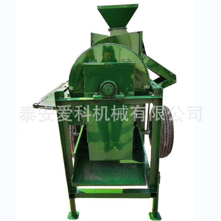 玉米穗脱皮脱粒无品牌/机麦柴油电机带动谷小脱粒机机谷物脱粒机