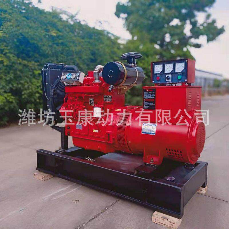 潍坊050W发电机组小型三50KW相无刷发电常用5千瓦K柴机油发电机