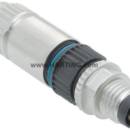 HARTING 浩亭 21021511405 公头 插针 直M8金属接头 连接器