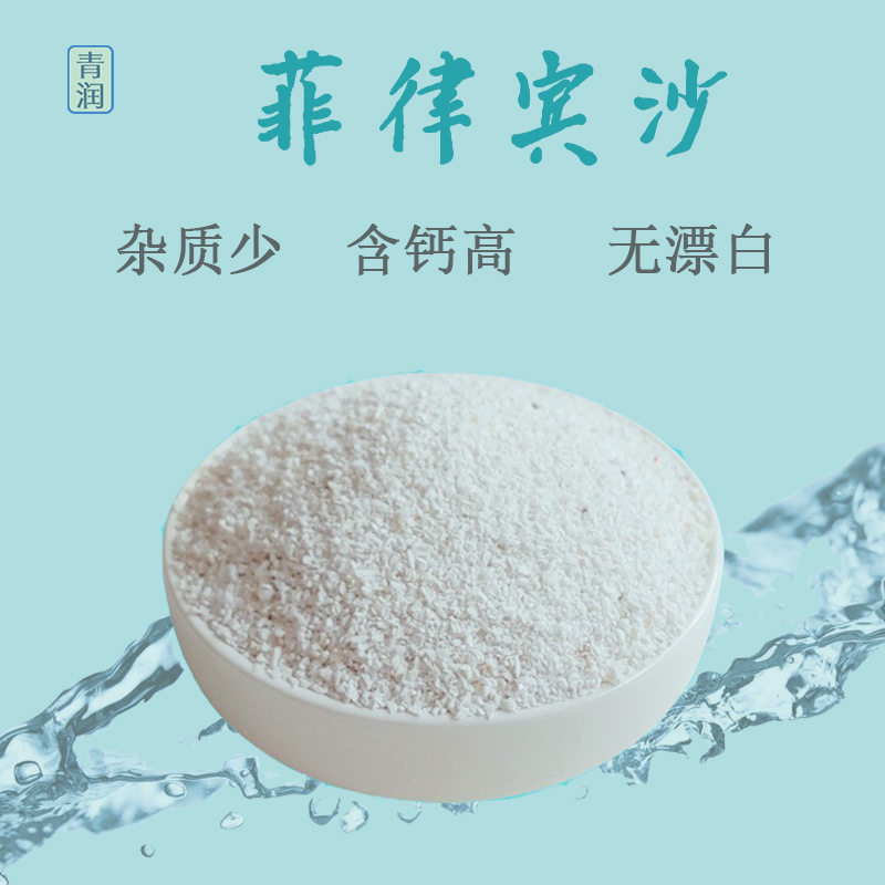 菲律宾沙天然鱼缸底沙造景装饰珊瑚沙贝壳沙寄居蟹杂质少矿物